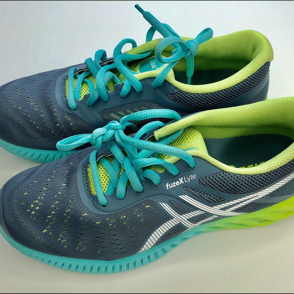 ASICS FuzeX Lyte Gel Running Shoes Sneakers Gray